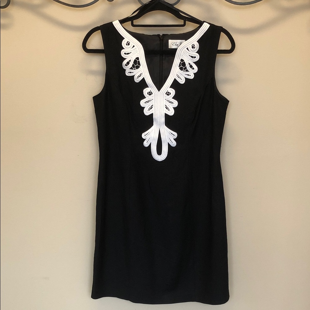 Eliza J Linen Blend Summer LBD Size 6